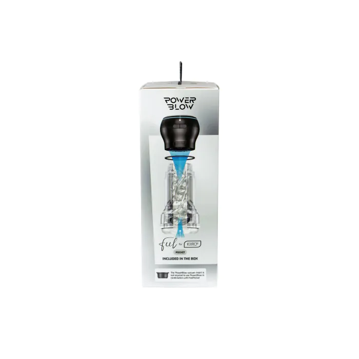 Мастурбатор Kiiroo Feel Pocket Crystal із PowerBlow Combo Set — фото 7