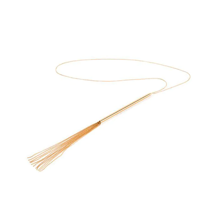 Ланцюжок батіг на шию Bijoux Indiscrets MAGNIFIQUE Necklace Whip - Gold