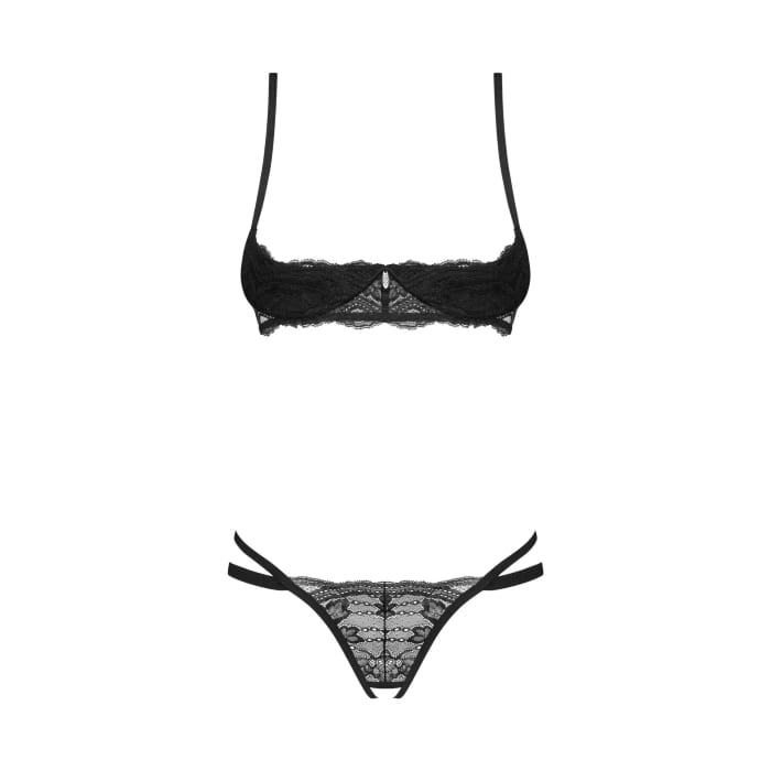 Комплект Obsessive Nutris 2-pcs crotchless set — фото 13