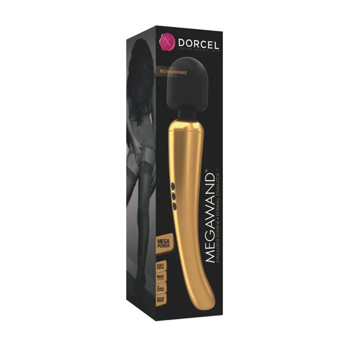 Вібромасажер Dorcel MEGAWAND GOLD — фото 4
