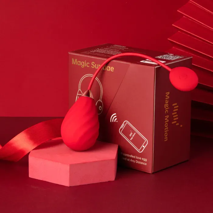 Смарт-віброяйце Magic Motion Sundae Red — фото 11