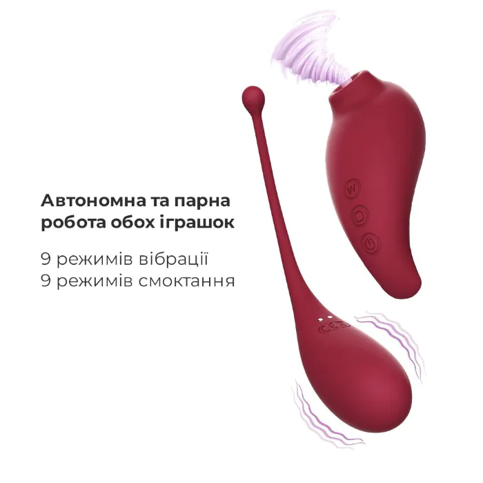 Смарт віброяйце та кліторальний стимулятор Adrien Lastic Inspiration — фото 4