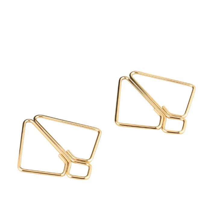 Затискачі для сосків Lockink Nipple Clamps Minimalism Golden — фото 4