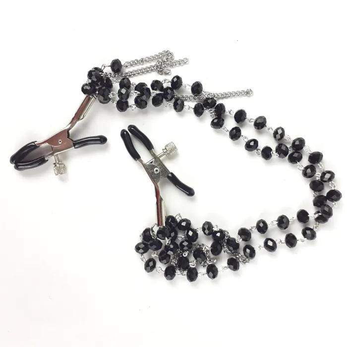 Затискачі для сосків Art of Sex Nipple clamps Sexy Jewelry Black — фото 2