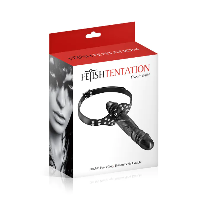 Кляп Fetish Tentation Double Penis Gag Black — фото 3