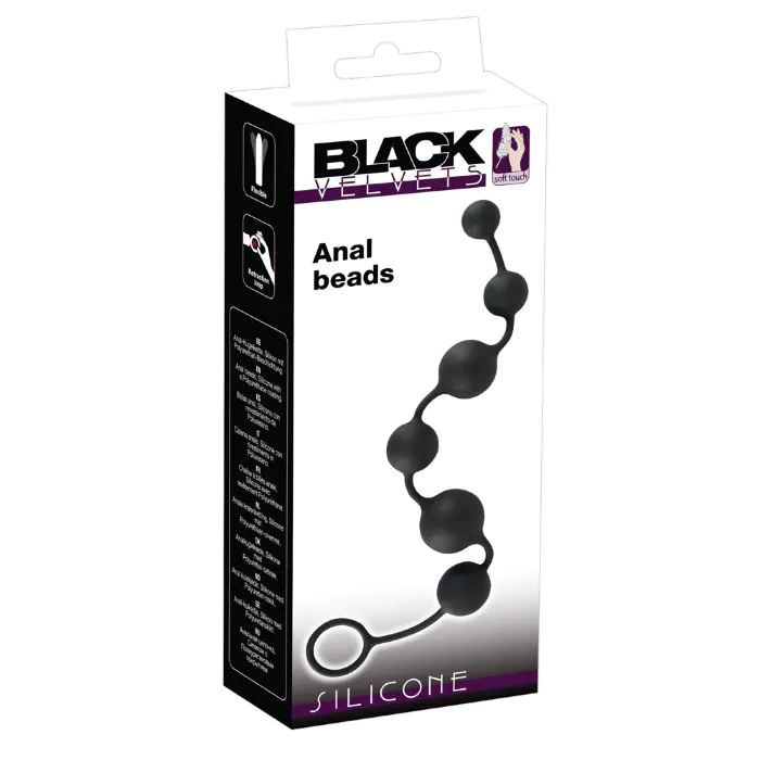 Анальні кульки Black Velvets – Anal Beads — фото 2