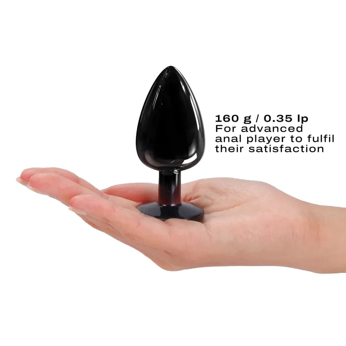 Анальна пробка Dorcel Diamond Plug Black L — фото 3