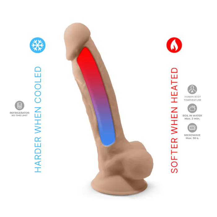 Фалоімітатор SilexD Model 1 Vetus Flesh 8" — фото 6