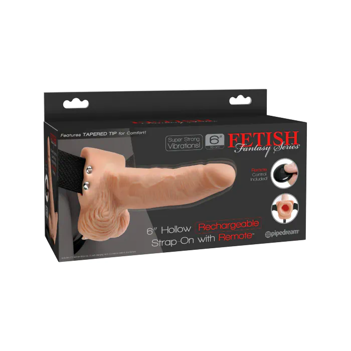Страпон Fetish Fantasy Hollow Strap-On with Remote — фото 2