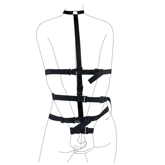 Набір для фіксації Art of Sex BDSM Fixation Black Night Simple — фото 4