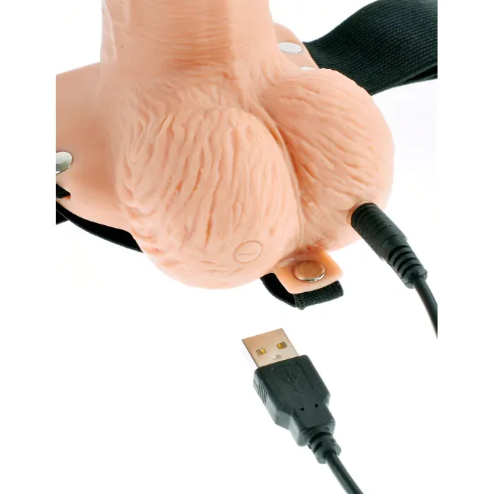 Страпон Fetish Fantasy Hollow Strap-On with Remote — фото 5