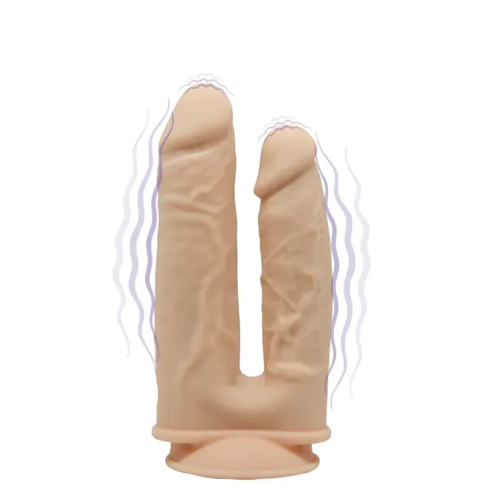 Подвійний вібратор SilexD Model 1 Double Penetrant Gusto Flesh 8" + 7"