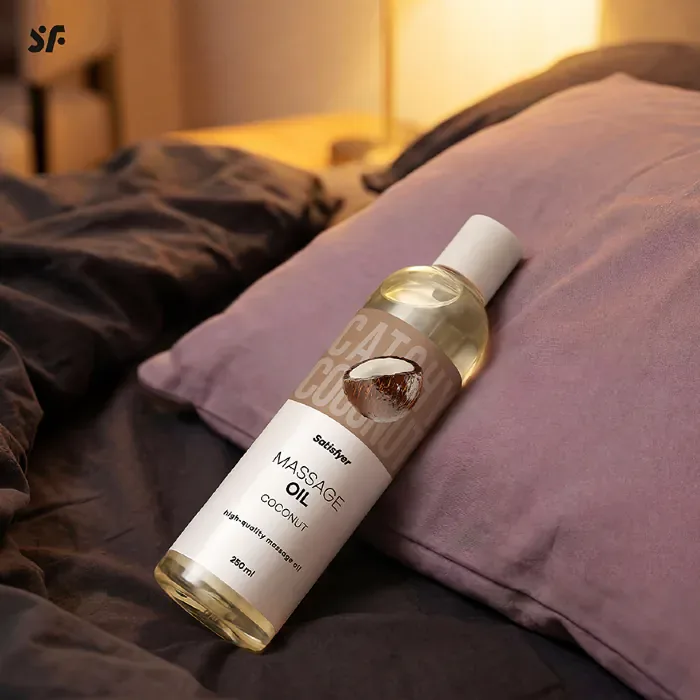 Масажна олія Satisfyer Massage Oil Coconut 250 мл — фото 10