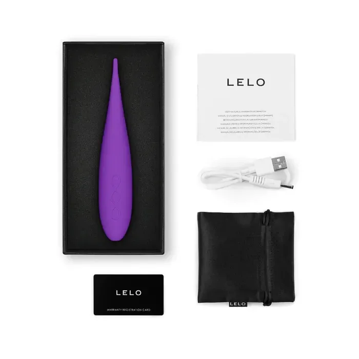 Кліторальний вібратор Lelo Dot Travel Purple — фото 4