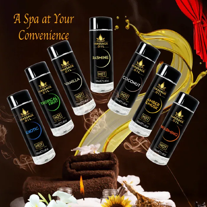 Масажне масло HOT Massage Oil Coconut 100 мл — фото 2