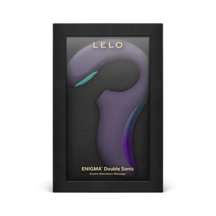 Кліторально-вагінальний звуковий стимулятор LELO Enigma Double Sonic Cyber Purple — фото 6