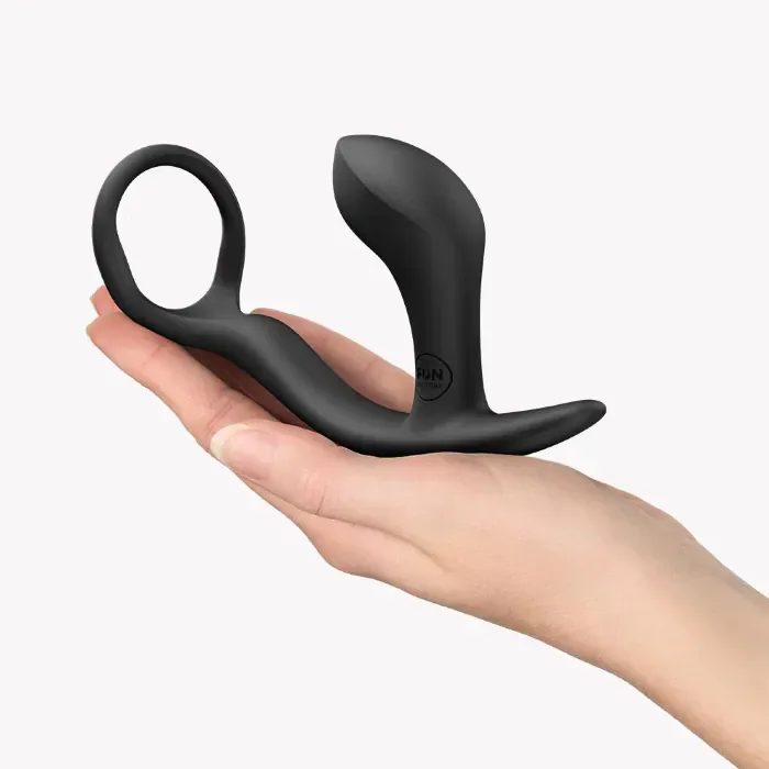 Анальна пробка з ерекційним кільцем Fun Factory Bootie Ring Black — фото 8