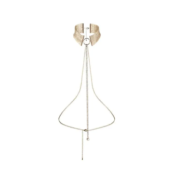 Чокер-комір Bijoux Indiscrets Desir Metallique Collar Gold