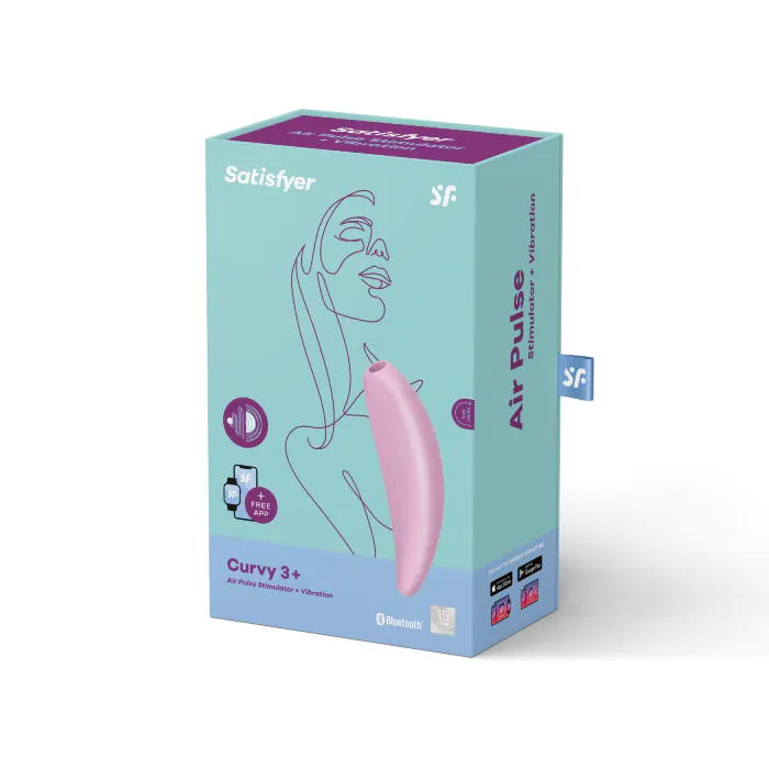 Кліторальний вакуумний стимулятор Satisfyer Curvy 3 — фото 9