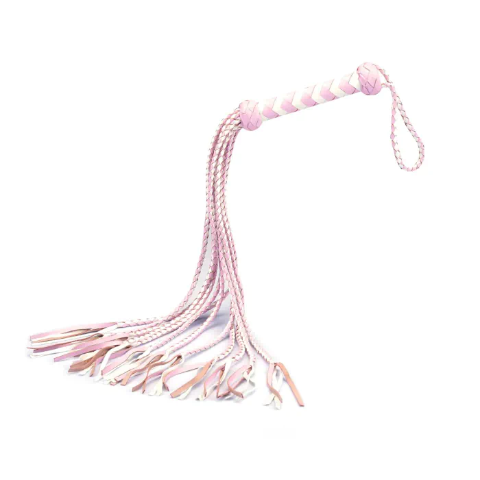 Флогер Liebe Seele White & Pink Leather Whip — фото 3