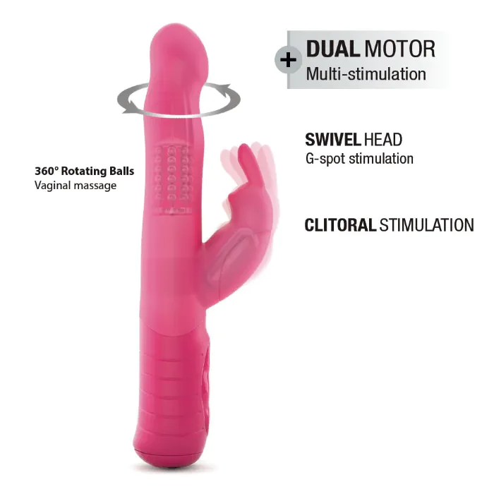 Вібратор-кролик Dorcel Baby Rabbit Magenta 2.0 — фото 3
