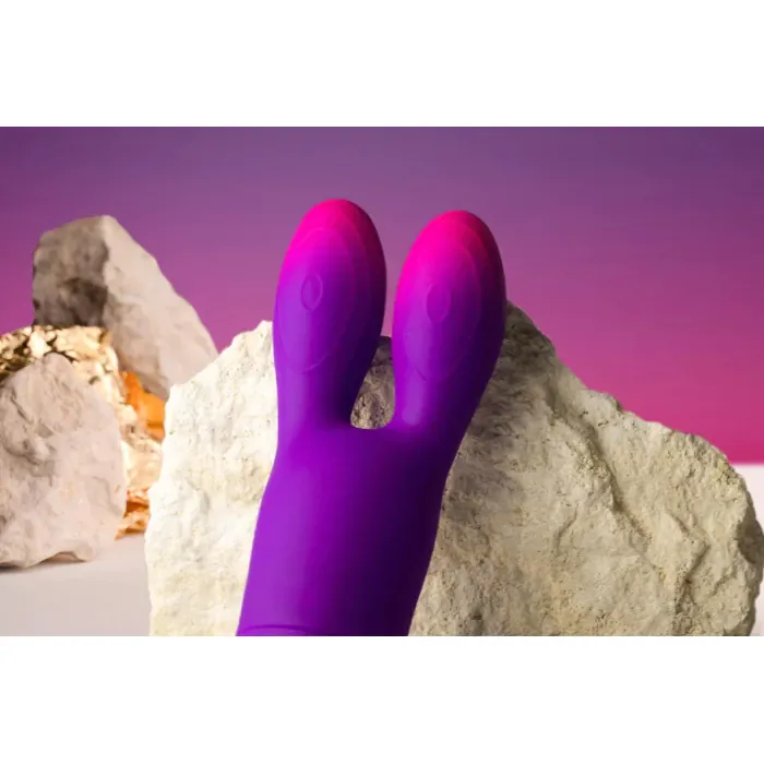 Вібратор Rocks Off Glo Girl Bunny — фото 11