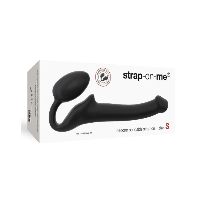 Безремневий страпон Strap-On-Me Black S — фото 3