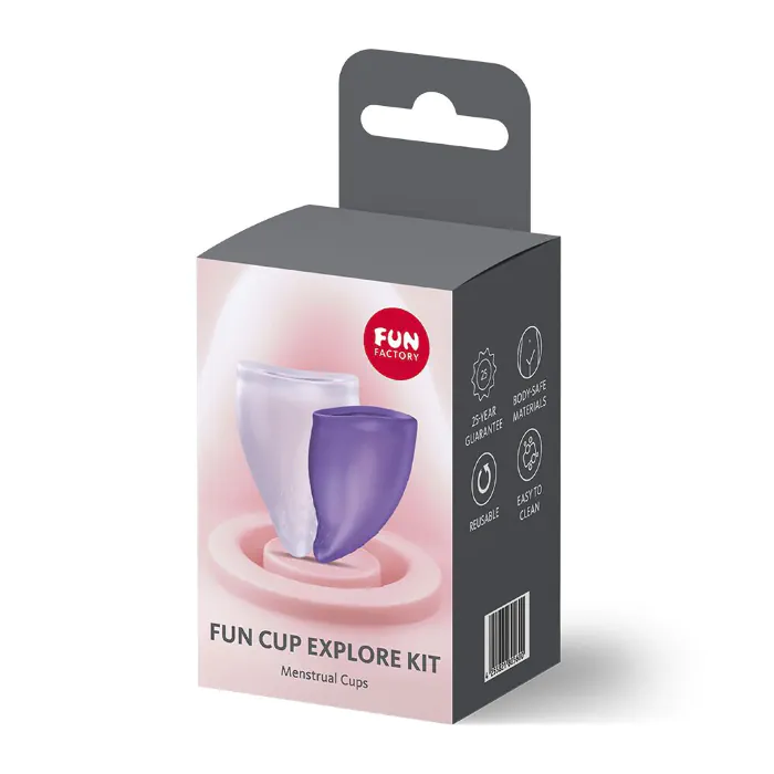 Набір менструальних чаш Fun Cup Explore Kit Violet — фото 8