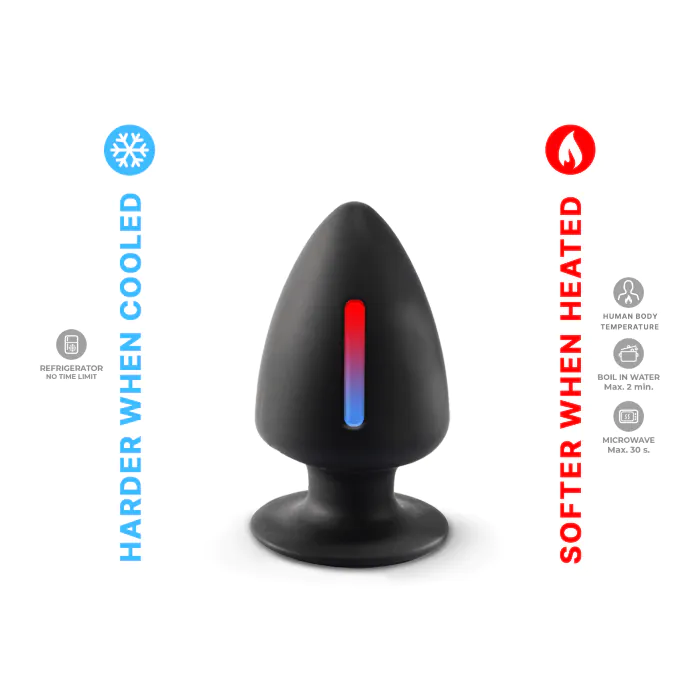 Анальна пробка SilexD Plug Model 1 Black M — фото 3