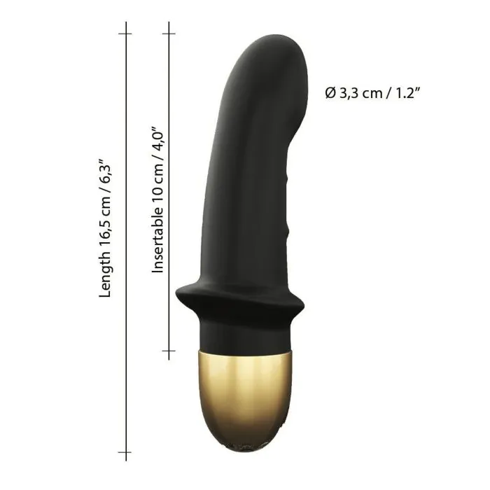 Вібратор Dorcel Mini Lover Black 2.0 — фото 5