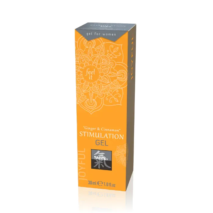 Збудливий інтимний гель SHIATSU Stimulation Gel Ginger & Cinnamon 30 мл