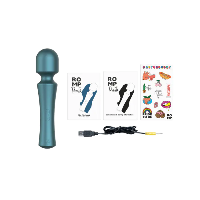 Вібратор ROMP Presto Rechargeable Silicone Mini Wand — фото 10