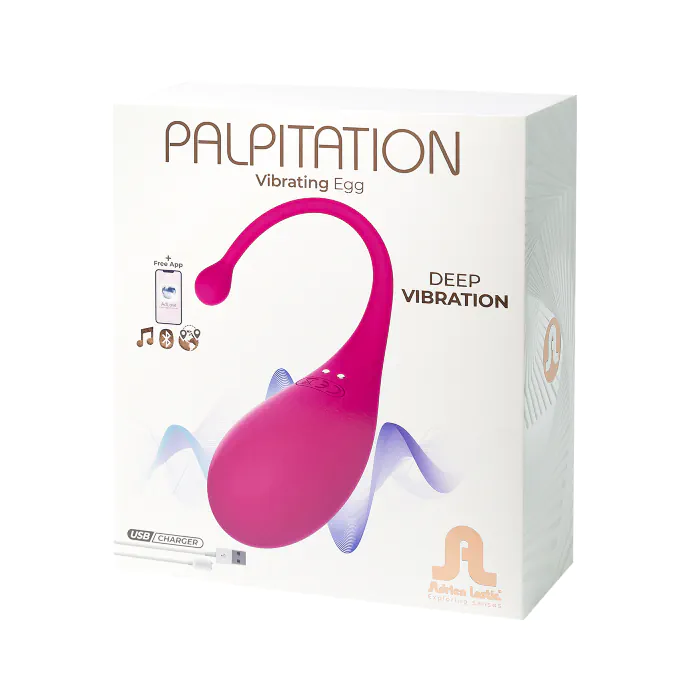 Смарт-віброяйце Adrien Lastic Palpitation Pink — фото 14