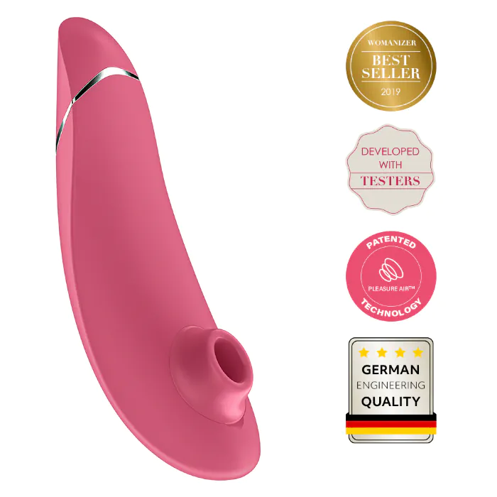 Кліторальний стимулятор Womanizer Premium Pink — фото 2