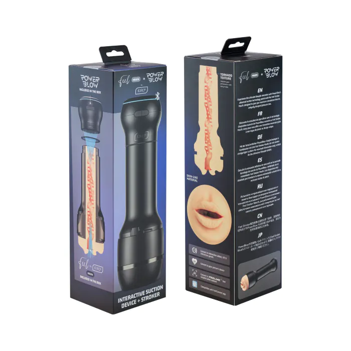 Мастурбатор Kiiroo Feel Mouth з PowerBlow Combo Set — фото 13