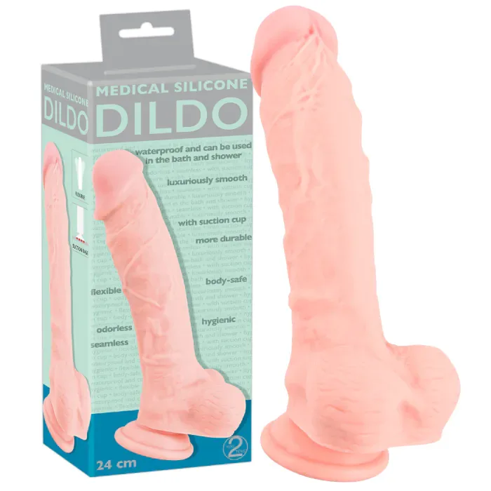 Фалоімітатор Medical Silicone 24 см — фото 5