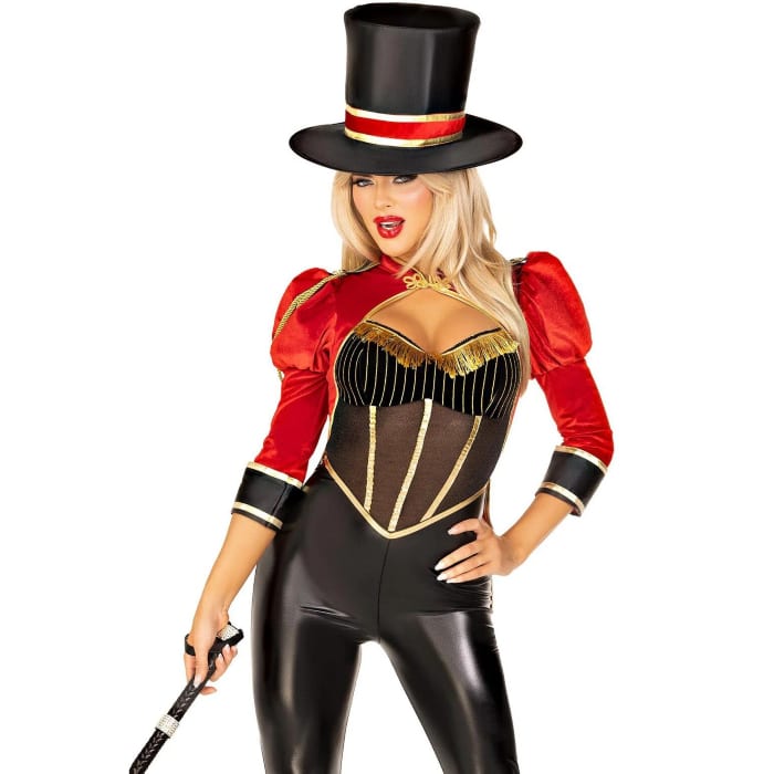 Костюм циркачки Leg Avenue Circus Ringmaster Costume — фото 7