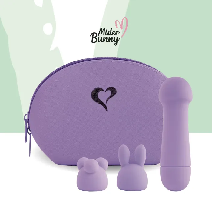 Міні-вібратор FeelzToys Mister Bunny Purple — фото 4