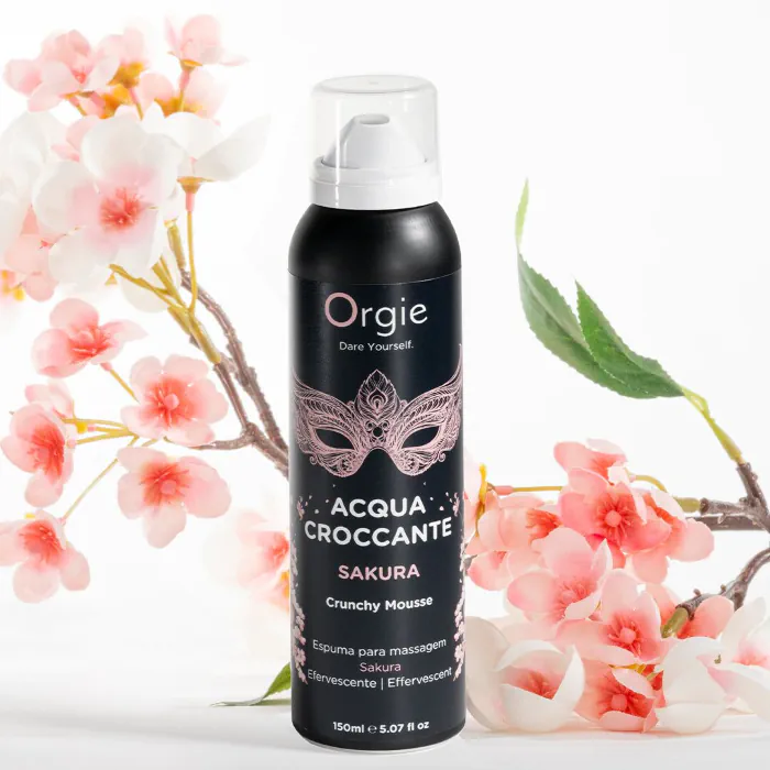 Масажна пінка Orgie Acqua Croccante Sakura 150 мл — фото 4