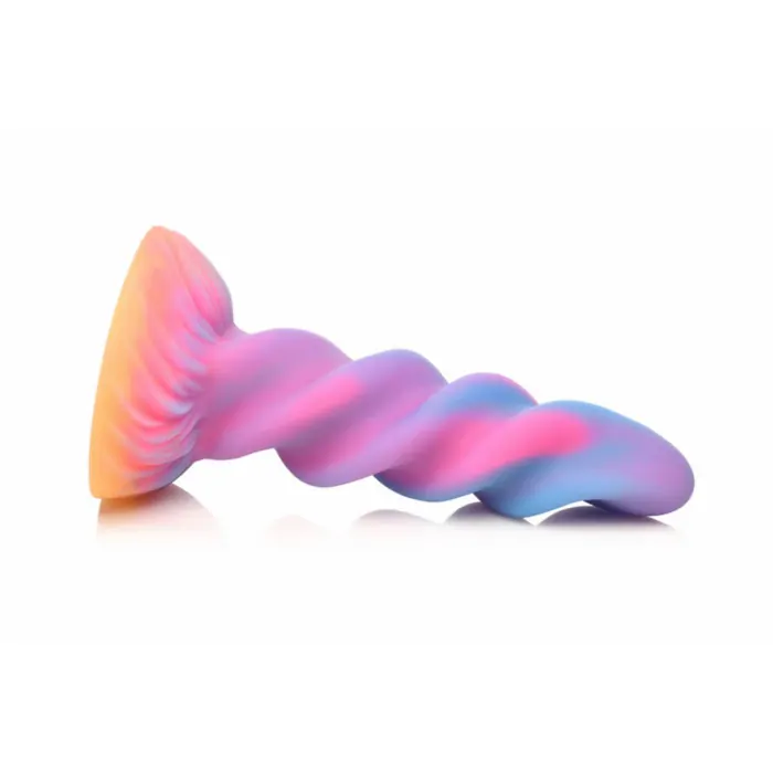 Фалоімітатор Creature Cocks Glow-in-the-Dark Unicorn Dildo — фото 2