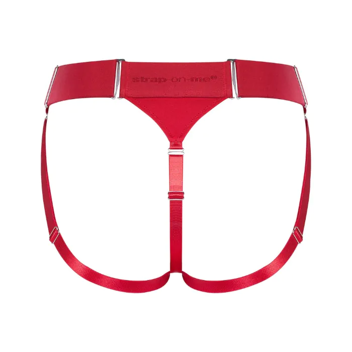 Трусики для страпона Strap-On-Me Harnais Lingerie Unique One Size Red — фото 3