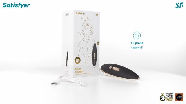 Вакуумний кліторальний стимулятор Satisfyer Luxury Haute Couture Black — фото 3