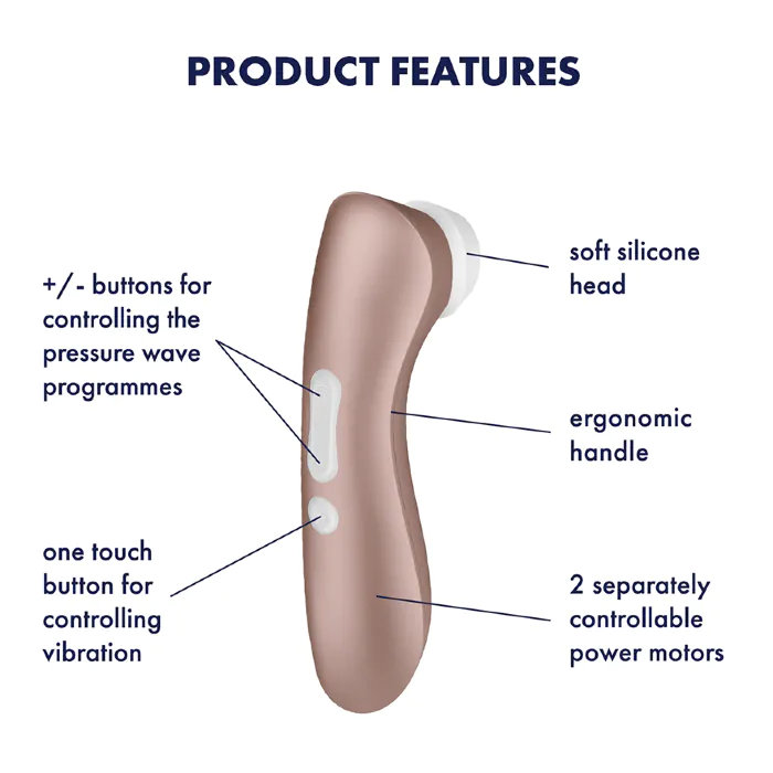 Вакуумний вібратор Satisfyer Pro 2+ Vibration Generation 2 — фото 4