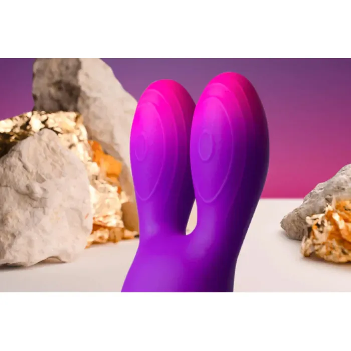 Вібратор Rocks Off Glo Girl Bunny — фото 10