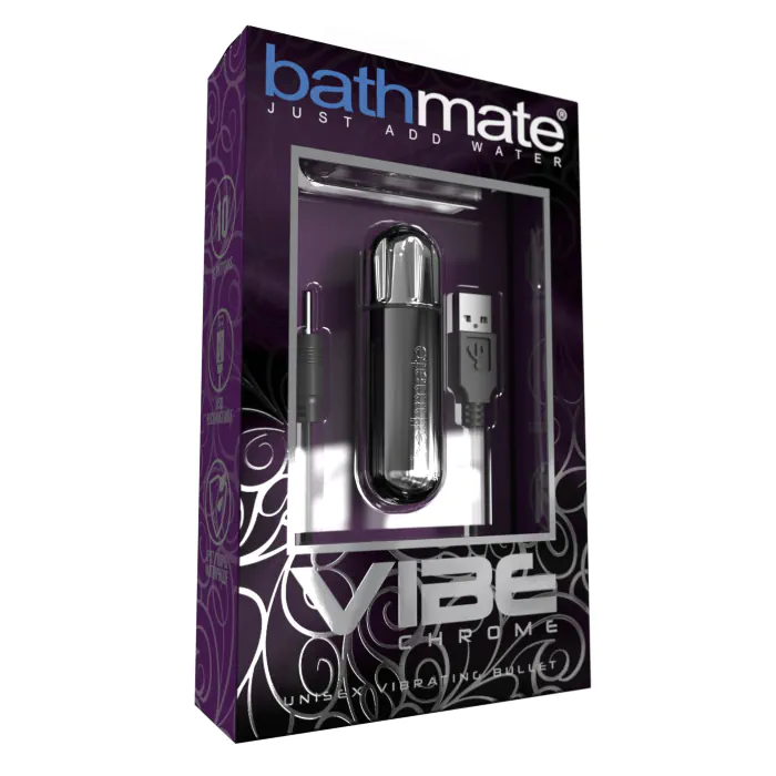 Вібропуля Bathmate Vibe Bullet Chrome — фото 3