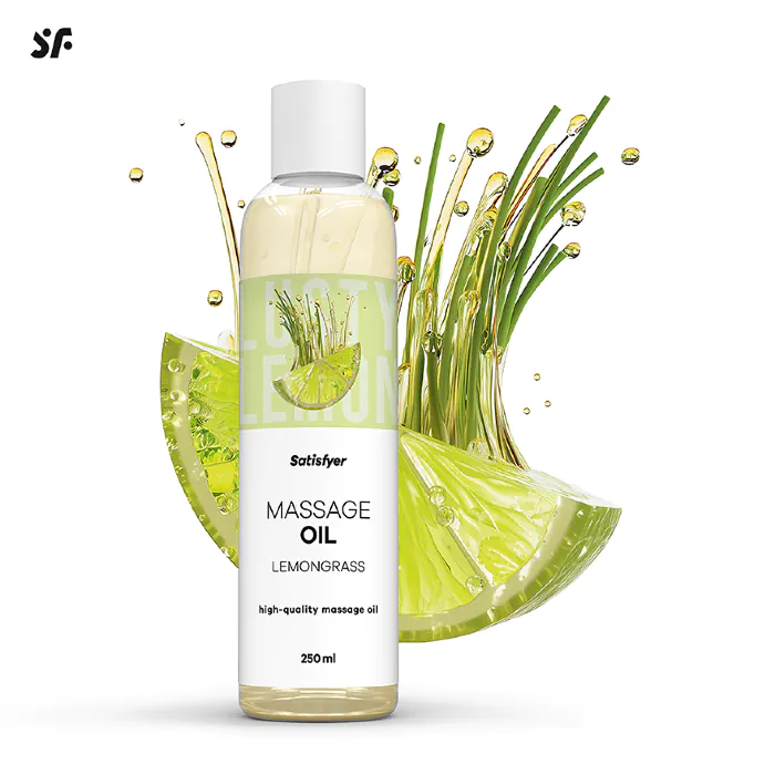 Масажна олія Satisfyer Massage Oil Lemongrass 250 мл