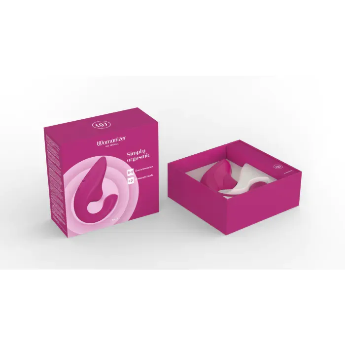 Вібратор кролик з вакуумною стимуляцією Womanizer Blend Vibrant Pink — фото 15