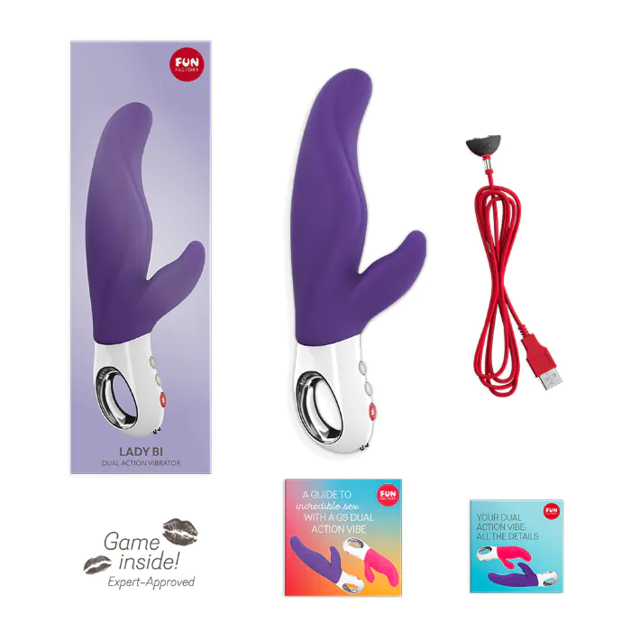Вібратор Fun Factory Lady Bi Violet — фото 8