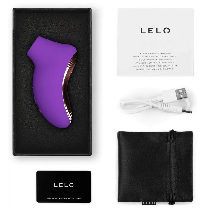 Звуковий стимулятор клітора LELO SONA 2 Travel Purple — фото 3