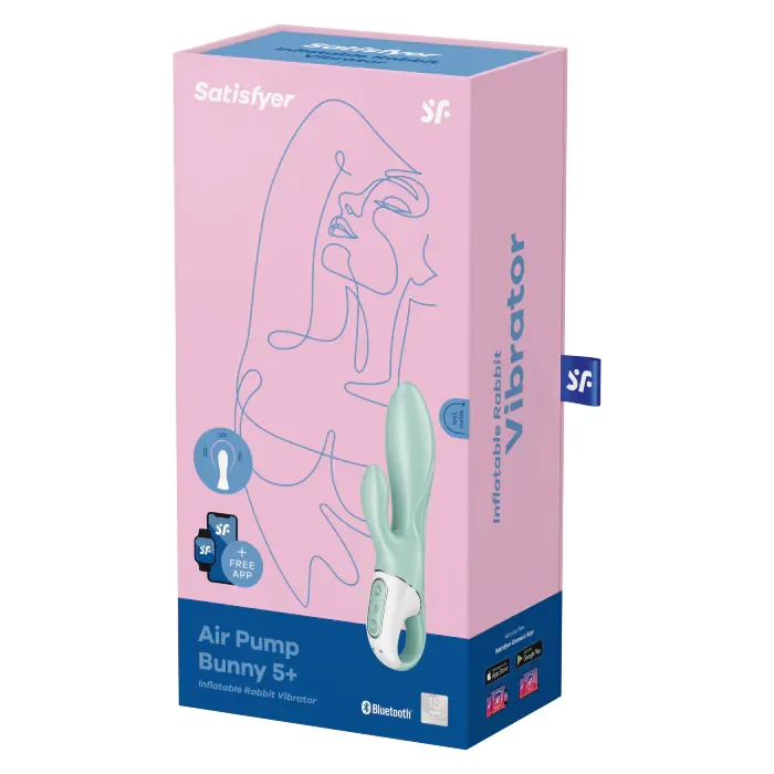 Смарт-вібратор кролик Satisfyer Air Pump Bunny 5+ — фото 8